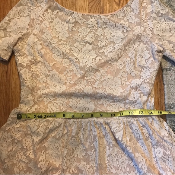 Zara lace dress mini ivory CUTE - Picture 2 of 4